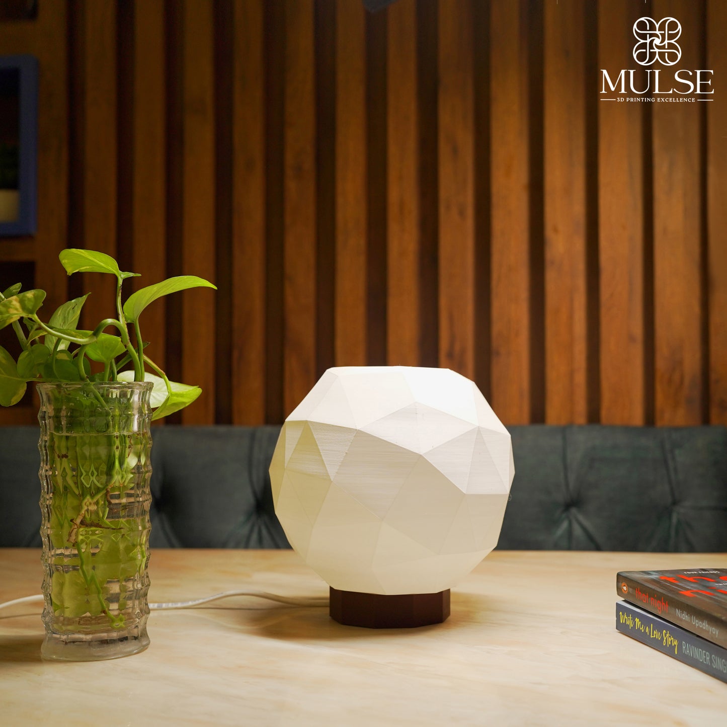 Crystalline Sphere Table Lamp