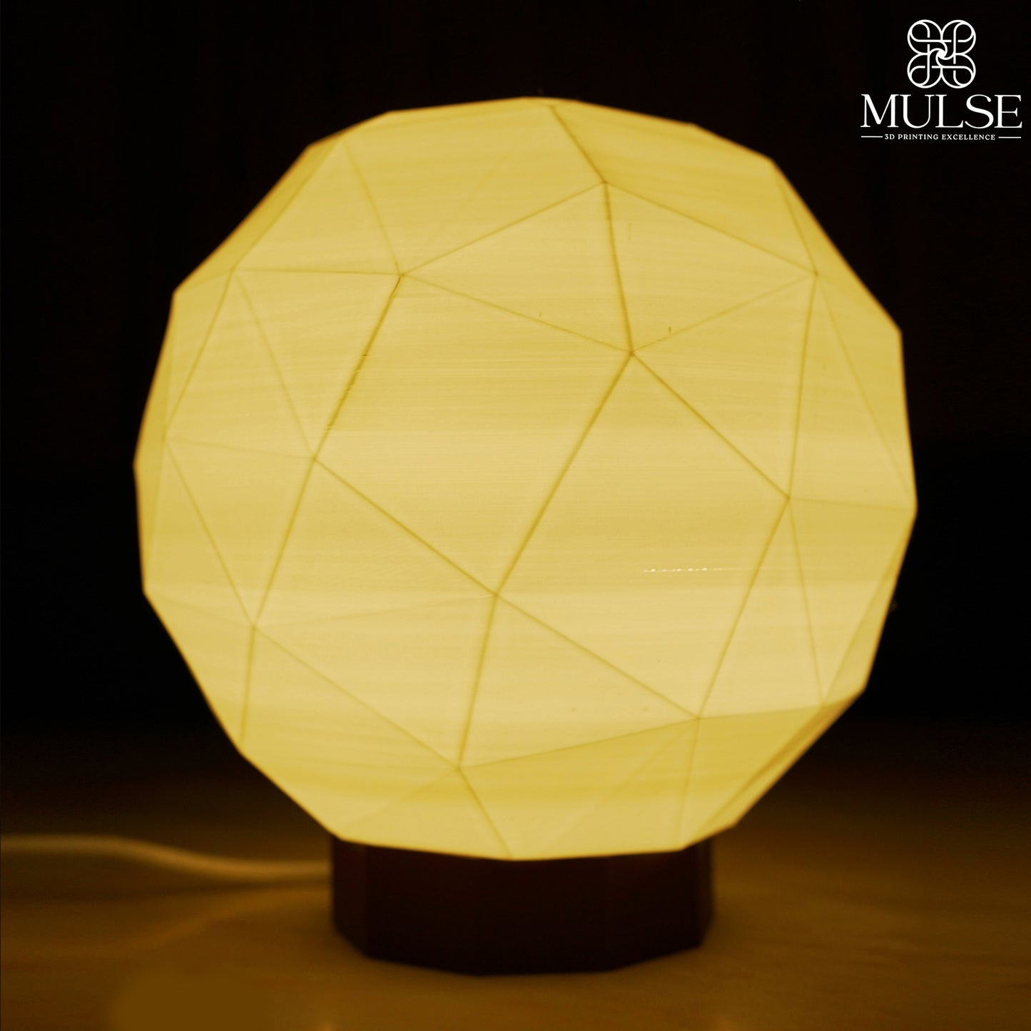 Crystalline Sphere Table Lamp