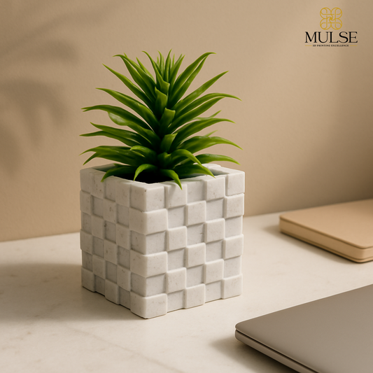 Cubic Pixelated Vase | Home Office Decor
