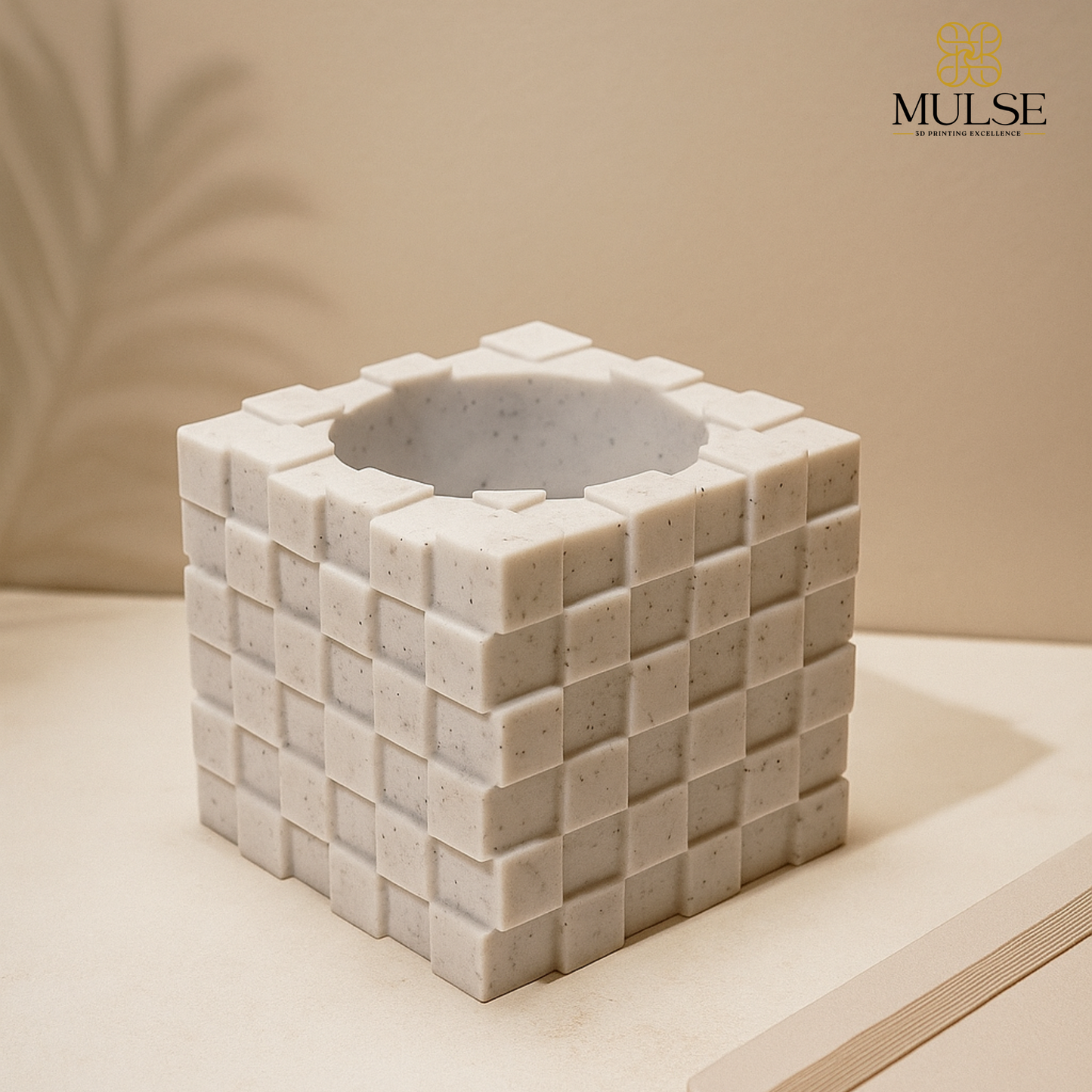 Cubic Pixelated Vase | Home Office Decor