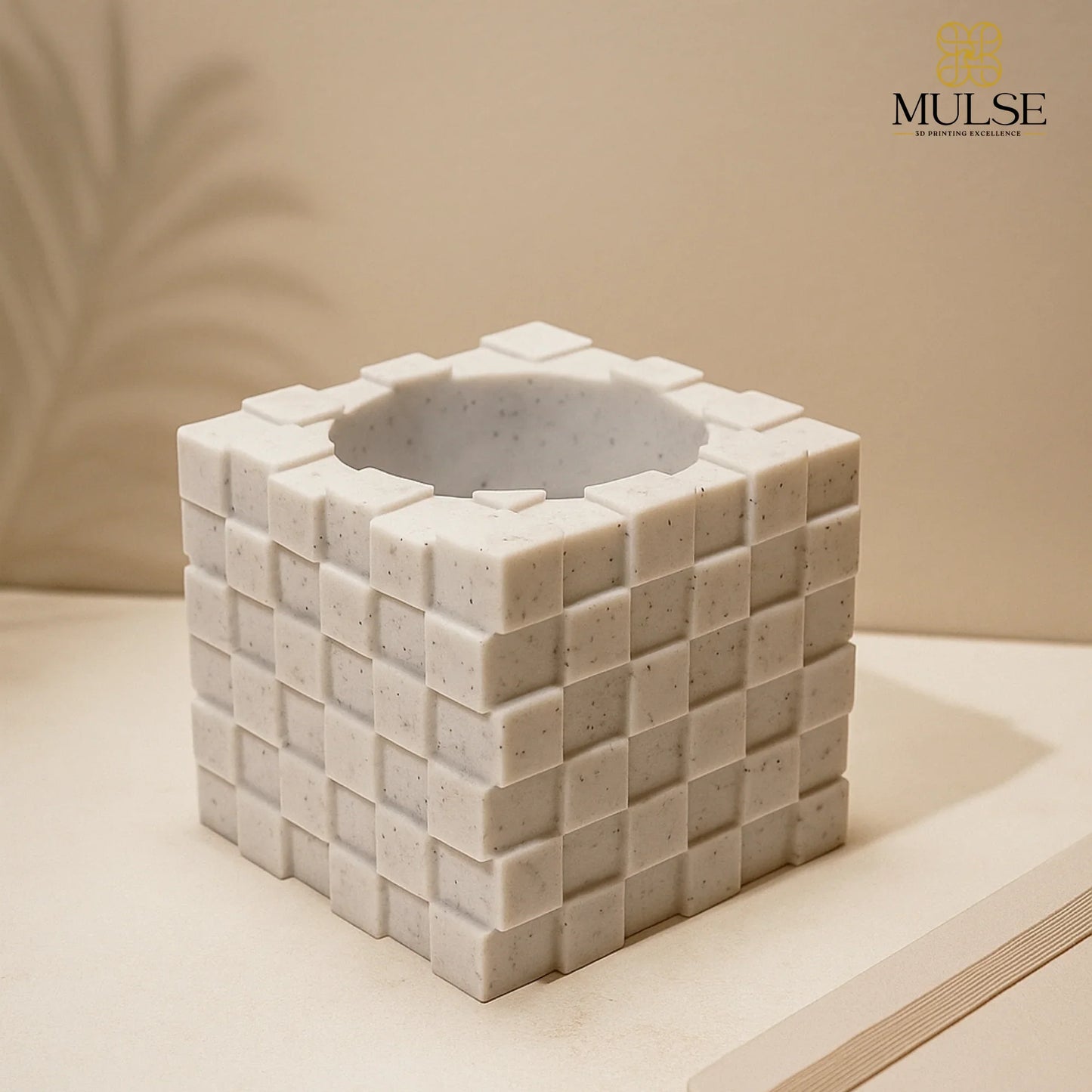 Cubic Pixelated Vase | Home Office Decor