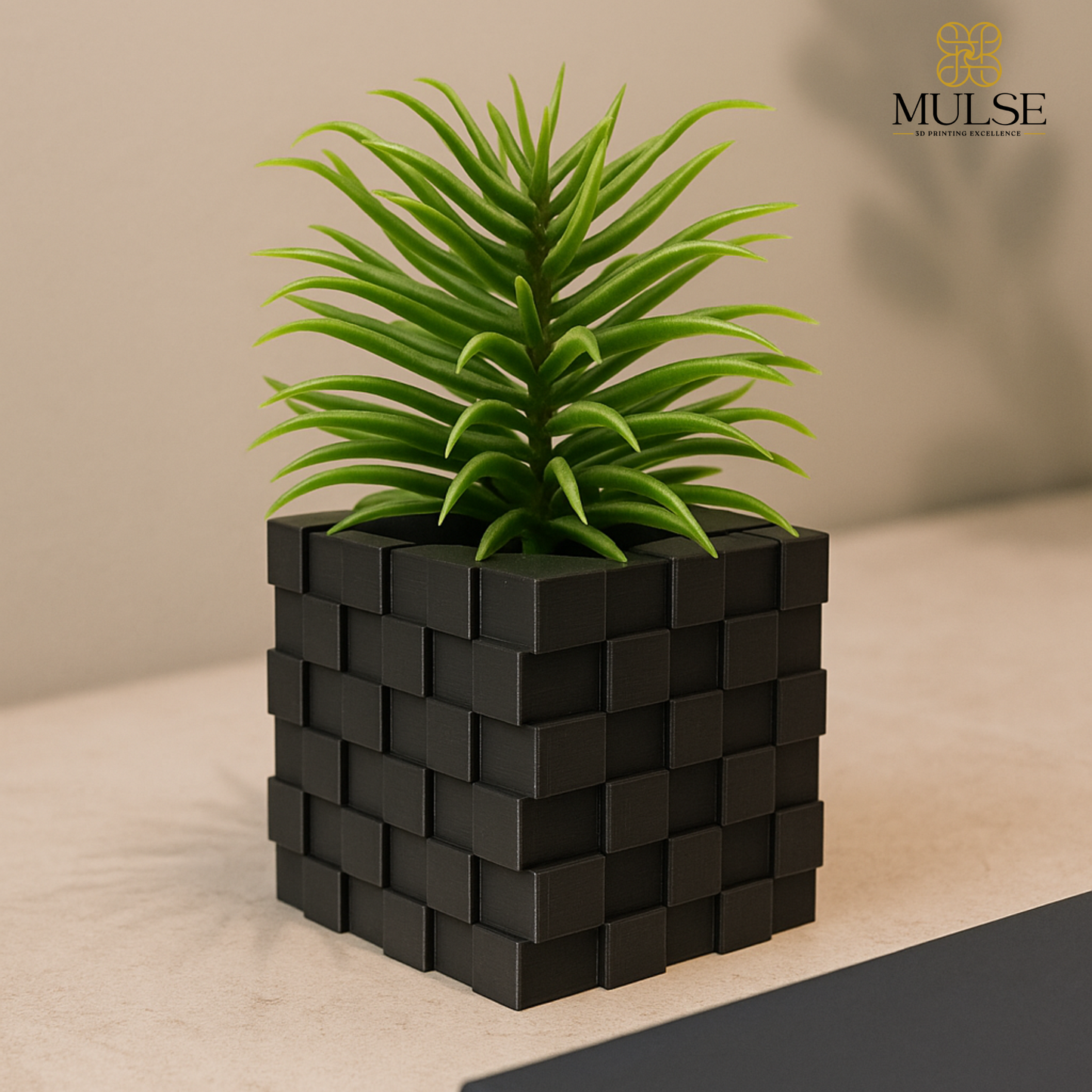 Cubic Pixelated Vase | Home Office Decor