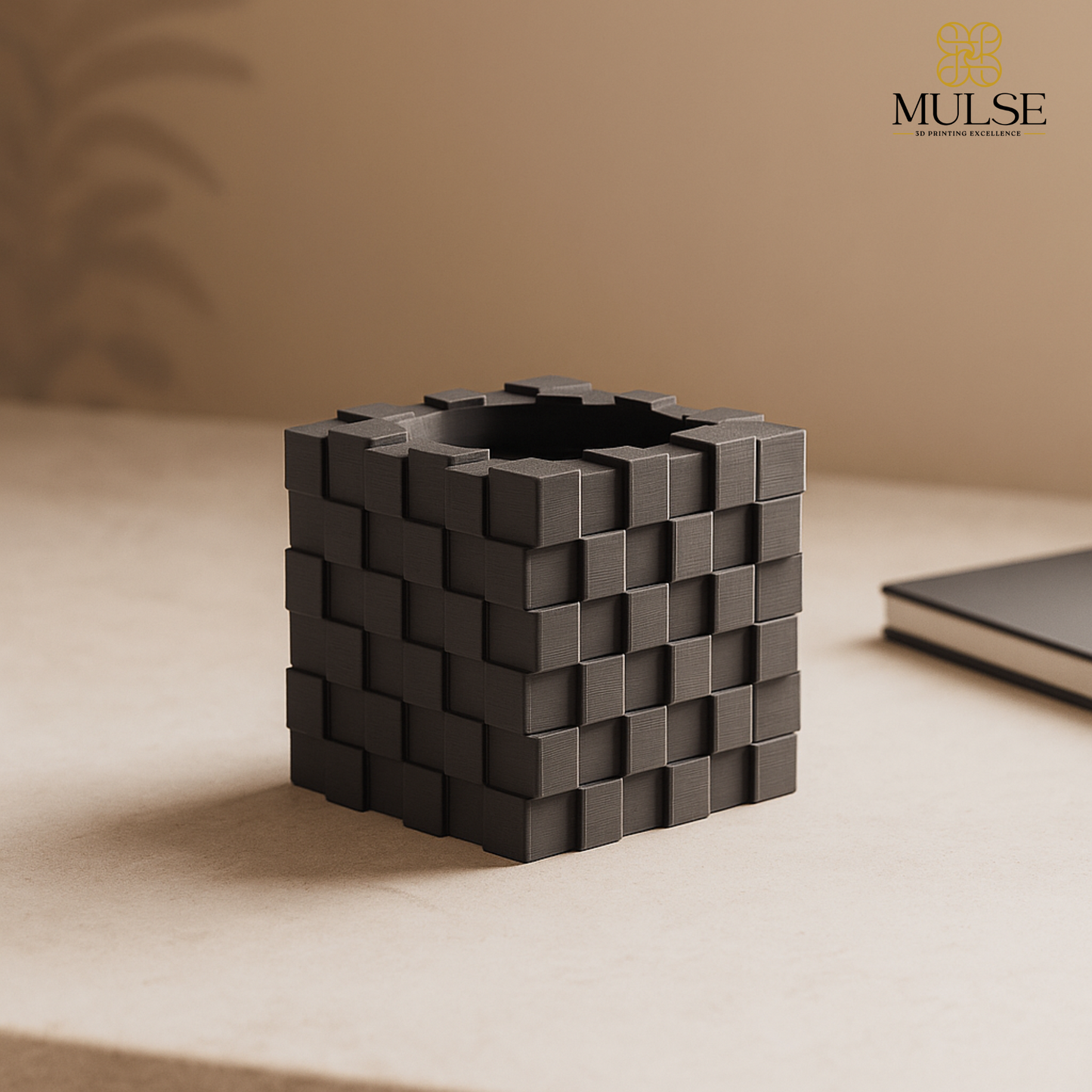 Cubic Pixelated Vase | Home Office Decor
