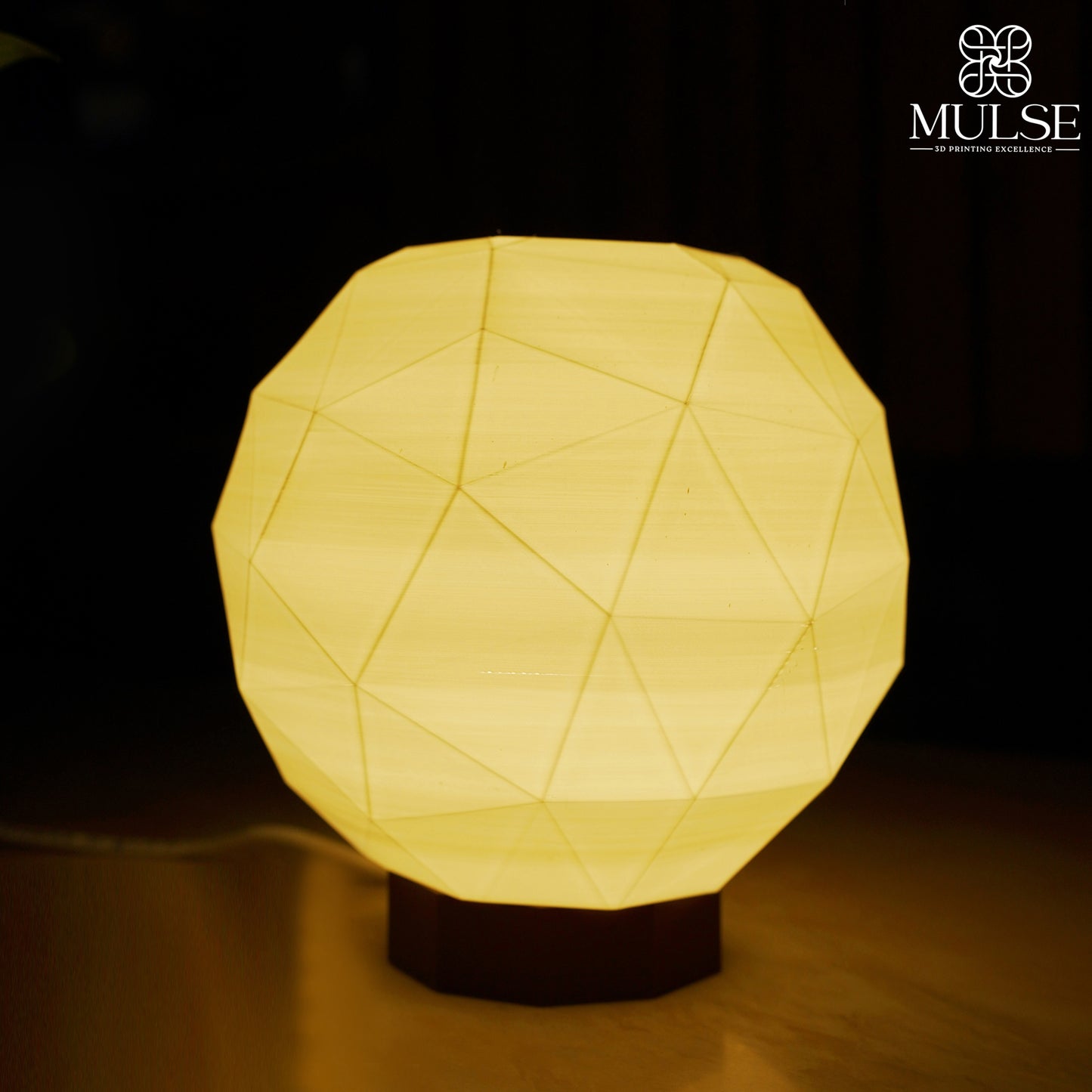 Crystalline Sphere Table Lamp