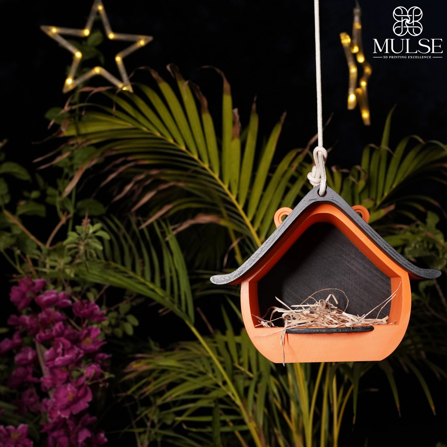 Modern Curve Multicolor Bird House