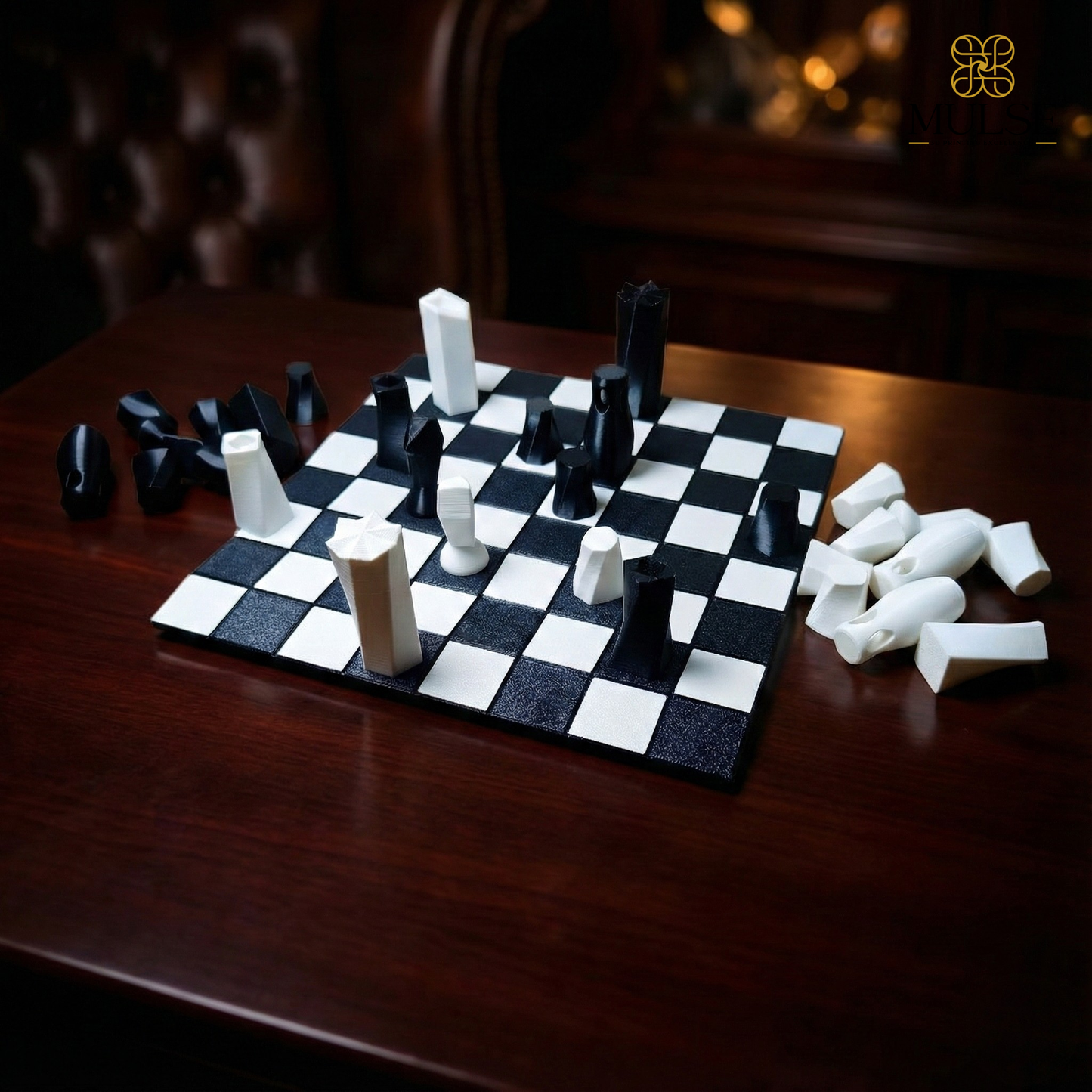 Minimalist Chess Set | Foldable & Portable