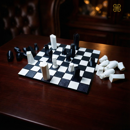 Minimalist Chess Set | Foldable & Portable
