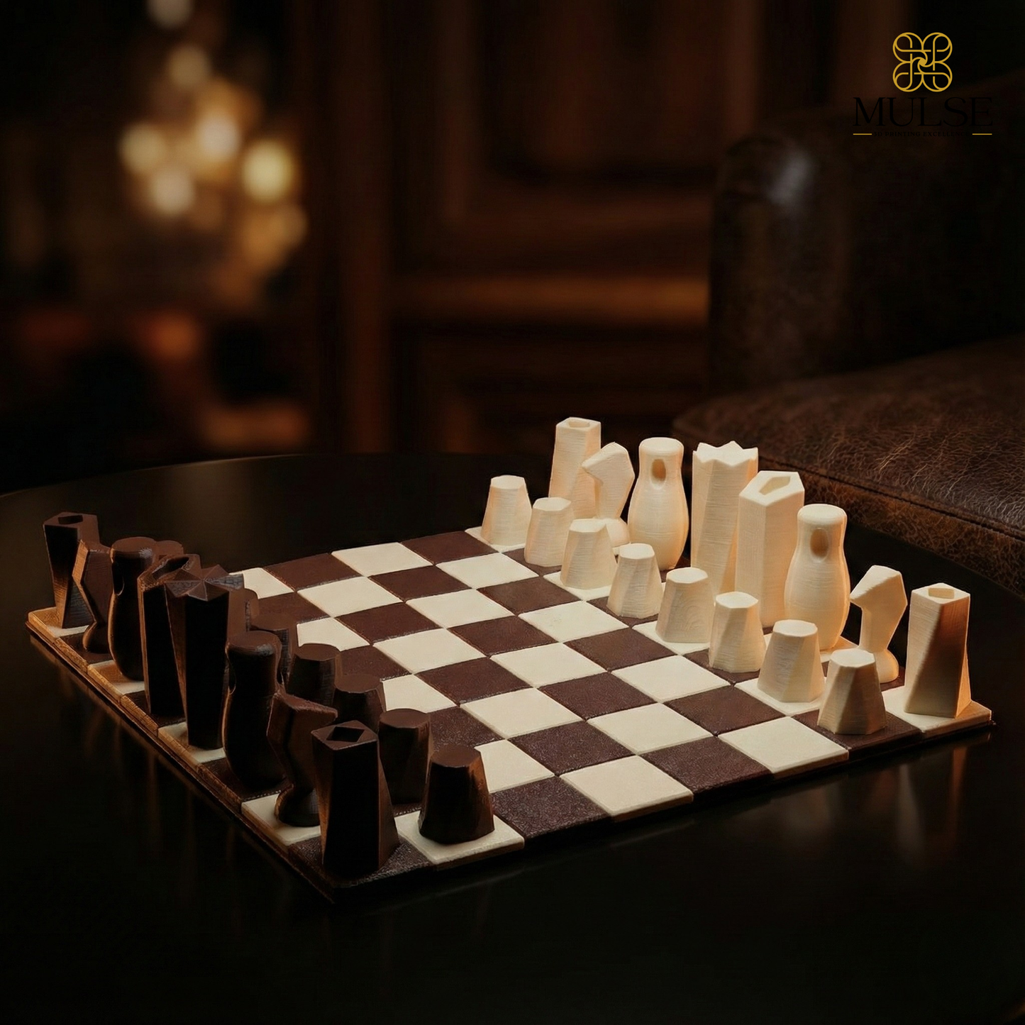 Minimalist Chess Set | Foldable & Portable