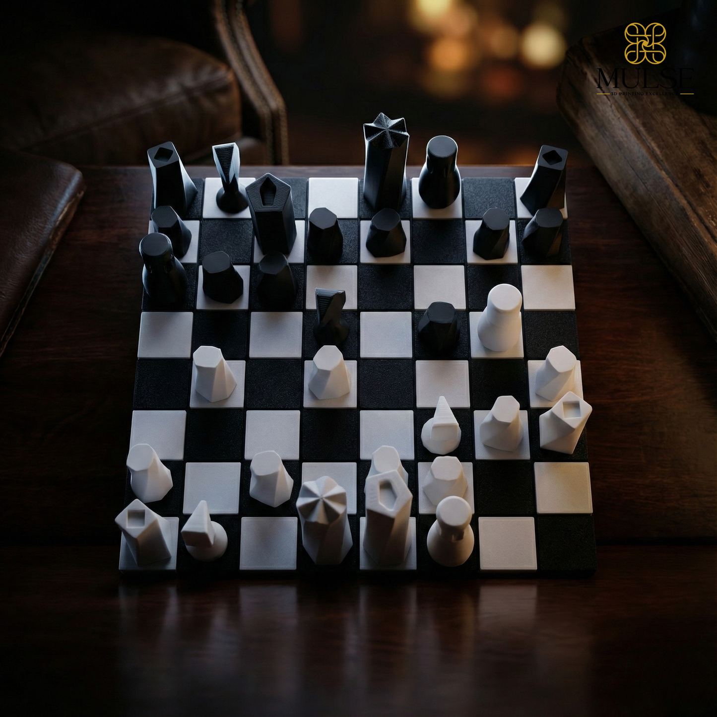 Minimalist Chess Set | Foldable & Portable