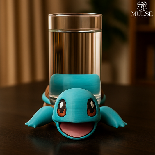 Squirtle-Themed 3D Printed Coaster